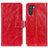 Leather Case Stands Flip Cover Holder K04Z for Oppo K9 Pro 5G Red