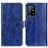 Leather Case Stands Flip Cover Holder K04Z for Oppo Reno5 Z 5G Blue