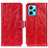 Leather Case Stands Flip Cover Holder K04Z for Realme 9 4G Red