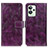 Leather Case Stands Flip Cover Holder K04Z for Realme GT2 Pro 5G Purple