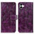 Leather Case Stands Flip Cover Holder K04Z for Samsung Galaxy F14 5G Purple