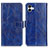 Leather Case Stands Flip Cover Holder K04Z for Samsung Galaxy M04 Blue