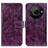 Leather Case Stands Flip Cover Holder K04Z for Sharp Aquos R8 Pro Purple