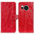 Leather Case Stands Flip Cover Holder K04Z for Sharp Aquos Sense7 Plus Red