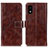 Leather Case Stands Flip Cover Holder K04Z for Sharp Aquos wish3