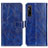 Leather Case Stands Flip Cover Holder K04Z for Sony Xperia 1 V Blue