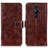 Leather Case Stands Flip Cover Holder K04Z for Sony Xperia PRO-I Brown