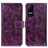 Leather Case Stands Flip Cover Holder K04Z for Xiaomi Civi 1S 5G Purple