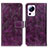 Leather Case Stands Flip Cover Holder K04Z for Xiaomi Civi 2 5G Purple