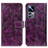 Leather Case Stands Flip Cover Holder K04Z for Xiaomi Mi 12T 5G Purple