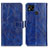 Leather Case Stands Flip Cover Holder K04Z for Xiaomi POCO C3 Blue