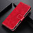 Leather Case Stands Flip Cover Holder K04Z for Xiaomi Poco M5S Red