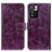 Leather Case Stands Flip Cover Holder K04Z for Xiaomi Poco X4 NFC Purple