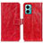 Leather Case Stands Flip Cover Holder K04Z for Xiaomi Redmi 10 5G Red