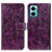 Leather Case Stands Flip Cover Holder K04Z for Xiaomi Redmi 11 Prime 5G Purple
