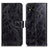 Leather Case Stands Flip Cover Holder K04Z for Xiaomi Redmi 9 Activ Black