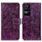 Leather Case Stands Flip Cover Holder K04Z for Xiaomi Redmi K40S 5G Purple