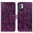 Leather Case Stands Flip Cover Holder K04Z for Xiaomi Redmi Note 10 5G Purple