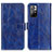 Leather Case Stands Flip Cover Holder K04Z for Xiaomi Redmi Note 11 5G Blue