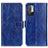 Leather Case Stands Flip Cover Holder K04Z for Xiaomi Redmi Note 11 SE 5G Blue