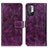 Leather Case Stands Flip Cover Holder K04Z for Xiaomi Redmi Note 11 SE 5G Purple