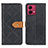 Leather Case Stands Flip Cover Holder K05Z for Motorola Moto G84 5G