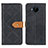 Leather Case Stands Flip Cover Holder K05Z for Nokia C20 Plus Black