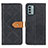 Leather Case Stands Flip Cover Holder K05Z for Nokia G22 Black