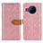 Leather Case Stands Flip Cover Holder K05Z for Nokia X100 5G Pink