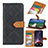 Leather Case Stands Flip Cover Holder K05Z for Samsung Galaxy F23 5G