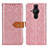 Leather Case Stands Flip Cover Holder K05Z for Sony Xperia PRO-I Pink