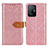 Leather Case Stands Flip Cover Holder K05Z for Xiaomi Mi 11T 5G Pink