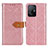 Leather Case Stands Flip Cover Holder K05Z for Xiaomi Mi 11T Pro 5G Pink