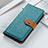 Leather Case Stands Flip Cover Holder K05Z for Xiaomi POCO C31 Green