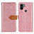 Leather Case Stands Flip Cover Holder K05Z for Xiaomi Redmi A1 Plus Pink