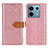 Leather Case Stands Flip Cover Holder K05Z for Xiaomi Redmi Note 13 Pro 5G Pink