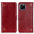 Leather Case Stands Flip Cover Holder K06Z for Huawei Enjoy 50z Red