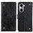 Leather Case Stands Flip Cover Holder K06Z for Huawei Honor 60 Pro 5G