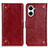 Leather Case Stands Flip Cover Holder K06Z for Huawei Nova 10 SE Red