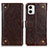 Leather Case Stands Flip Cover Holder K06Z for Motorola Moto G73 5G