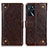 Leather Case Stands Flip Cover Holder K06Z for Oppo A16