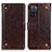 Leather Case Stands Flip Cover Holder K06Z for Oppo A53s 5G