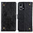 Leather Case Stands Flip Cover Holder K06Z for Oppo F21 Pro 4G