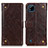 Leather Case Stands Flip Cover Holder K06Z for Realme C20A