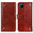 Leather Case Stands Flip Cover Holder K06Z for Realme C20A