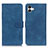 Leather Case Stands Flip Cover Holder K06Z for Samsung Galaxy A04 4G Blue