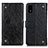 Leather Case Stands Flip Cover Holder K06Z for Sharp Aquos wish