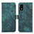 Leather Case Stands Flip Cover Holder K06Z for Sharp Aquos wish3 Green