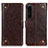 Leather Case Stands Flip Cover Holder K06Z for Sony Xperia 1 IV