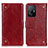 Leather Case Stands Flip Cover Holder K06Z for Xiaomi Mi 11T Pro 5G Red